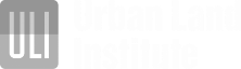 Black and white Urban Land logo